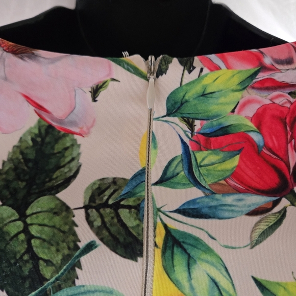 Beautiful Lemon Rose Dress - Picture 4 of 12